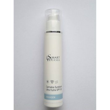 Smart4Derma Aquagen Cannabia Sunblock Ultra Hydra SPF 50 Ультра зволожуючий захисний крем SPF 50 з олією канабісу 2187082573 фото