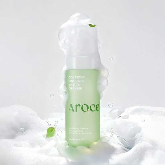 Пінка для вмивання з центелою та пантенолом Arocell Cica Repair Panthenol Whipped Cleanser 8809710462618 фото