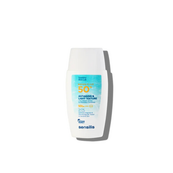 Сонцезахисний антивіковий флюїд без тону Sensilis Waterfluide 50+ 8428749913504 фото