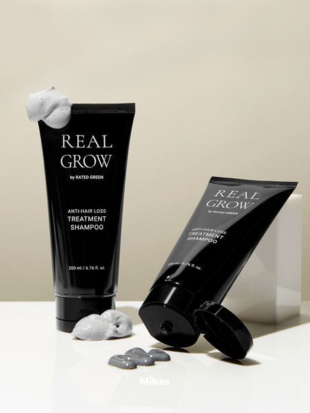 Шампунь від випадіння Rated Green Real Grow Anti Hair Loss Treatment Shampoo, 200 мл 8809514550252 фото